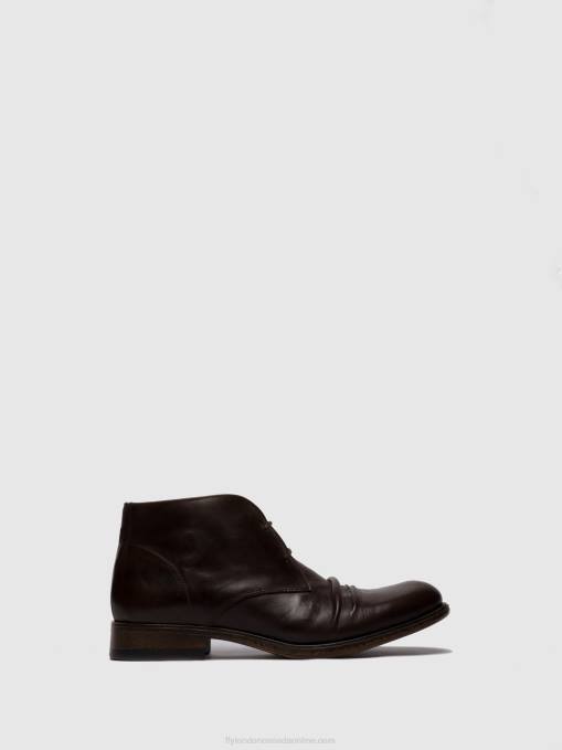 Lace-up Ankle Boots MURO577 Fly London Men ECO(VEGETAL) MOCCA 0JLR814