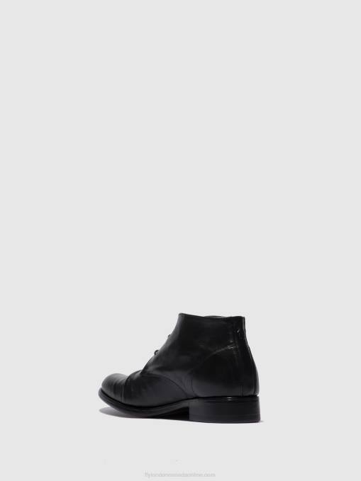 Lace-up Ankle Boots MURO577 Fly London Men ESTIGMA BLACK 0JLR813