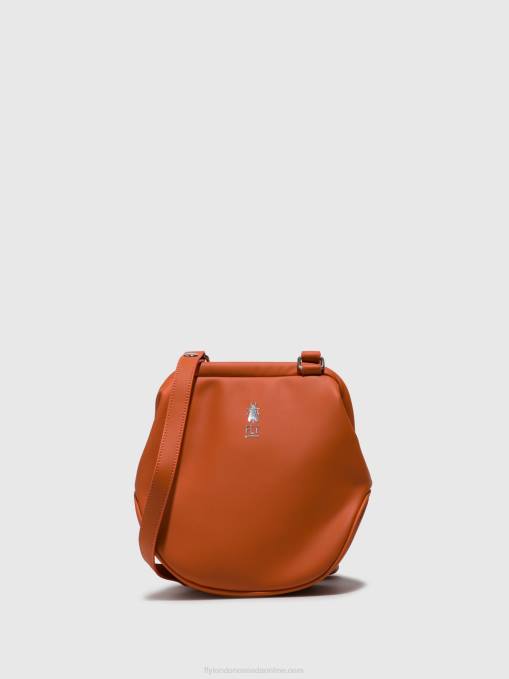 Shoulder Bags BICA712 Fly London Women DARWIN DK.ORANGE 0JLR796