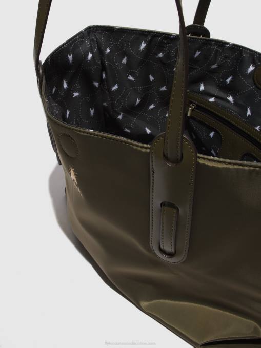 Tote Bags DOZI738 Fly London Women GREEN 0JLR790