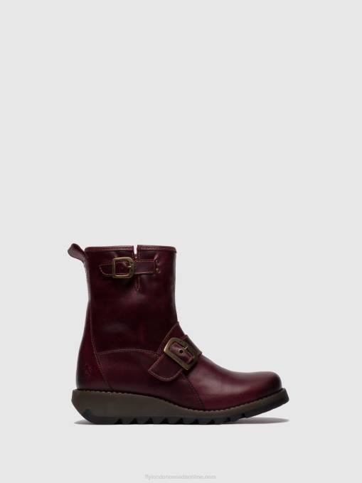 Buckle Ankle Boots SINO525 Fly London Women PURPLE 0JLR262