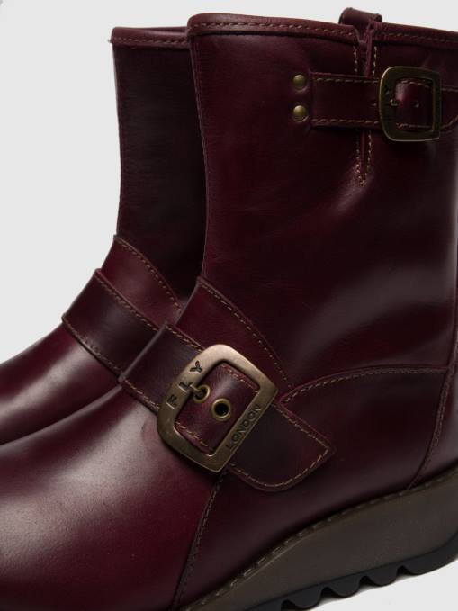 Buckle Ankle Boots SINO525 Fly London Women PURPLE 0JLR262