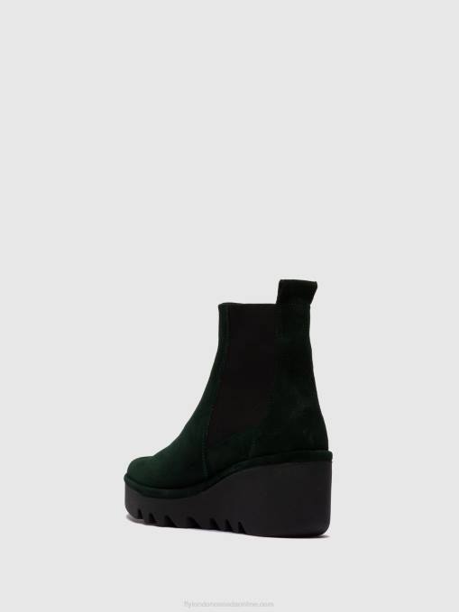 Chelsea Ankle Boots BAGU233 Fly London Women OILSUEDE GREEN FOREST 0JLR257