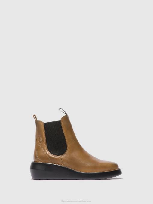 Chelsea Ankle Boots BETY502 Fly London Women RUG CAMEL 0JLR233