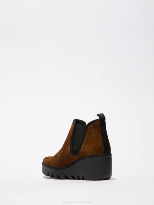 Chelsea Ankle Boots BYNE349 Fly London Women OILSUEDE CAMEL 0JLR229