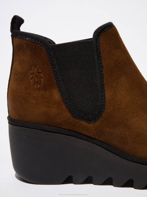 Chelsea Ankle Boots BYNE349 Fly London Women OILSUEDE CAMEL 0JLR229
