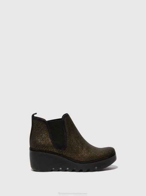 Chelsea Ankle Boots BYNE349 Fly London Women OLIVE SPIKES 0JLR25
