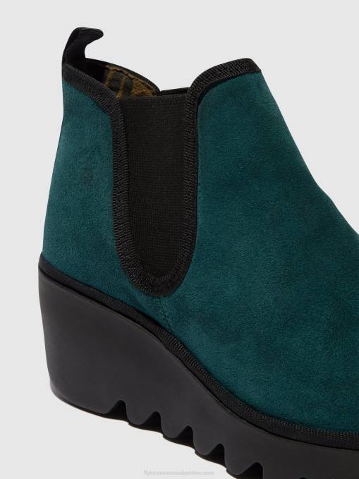 Chelsea Ankle Boots BYNE349 Fly London Women PETROL 0JLR143