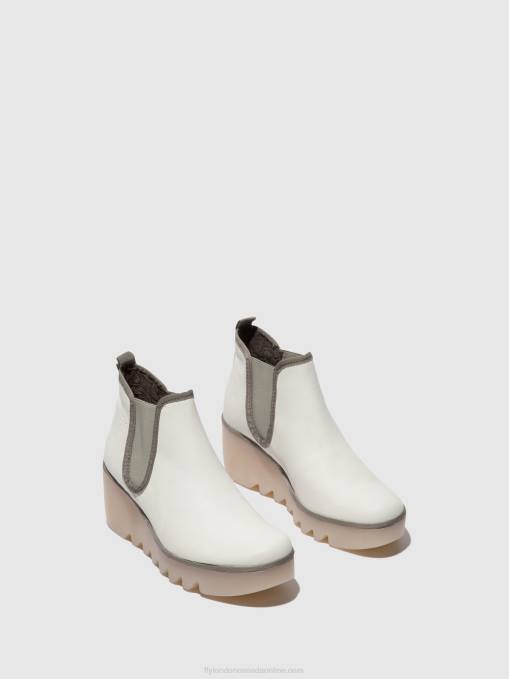 Chelsea Ankle Boots BYNE349 Fly London Women WHITE (MILKY SOLE) 0JLR144