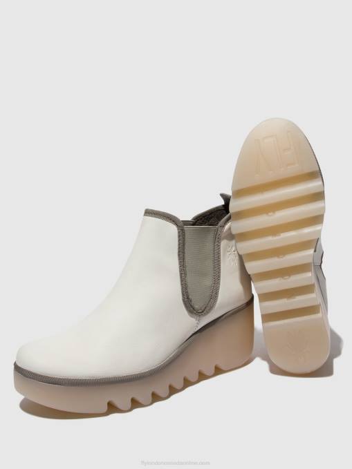 Chelsea Ankle Boots BYNE349 Fly London Women WHITE (MILKY SOLE) 0JLR144