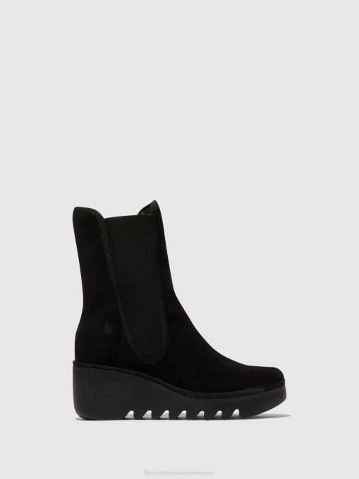 Chelsea Ankle Boots BYRO395 Fly London Women BLACK 0JLR145
