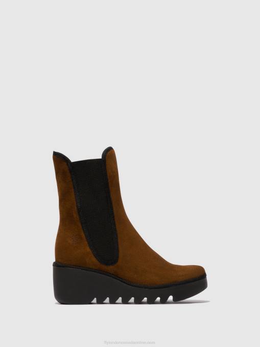 Chelsea Ankle Boots BYRO395 Fly London Women CAMEL 0JLR146