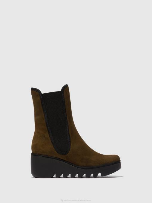 Chelsea Ankle Boots BYRO395 Fly London Women SLUDGE 0JLR148
