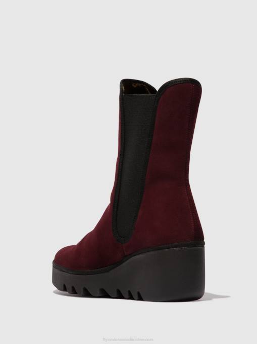 Chelsea Ankle Boots BYRO395 Fly London Women WINE 0JLR142
