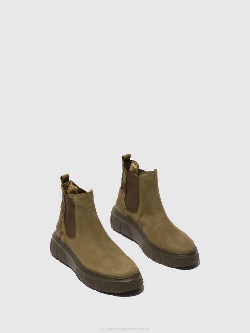 Chelsea Ankle Boots EBBE479 Fly London Women SORANO MILITARY 0JLR228