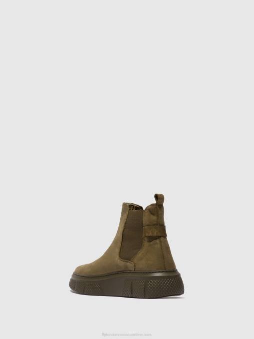 Chelsea Ankle Boots EBBE479 Fly London Women SORANO MILITARY 0JLR228