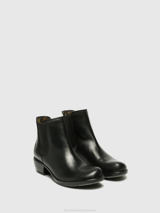 Chelsea Ankle Boots Fly London Women MAKE BLACK 0JLR267