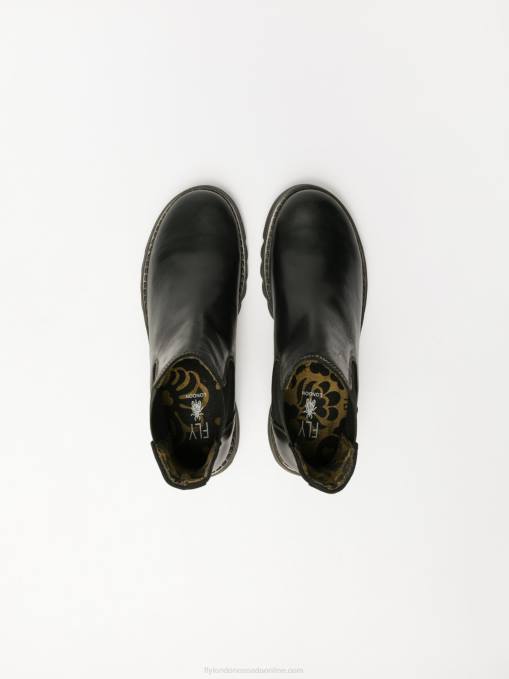 Chelsea Ankle Boots Fly London Women SALV BLACK 0JLR13