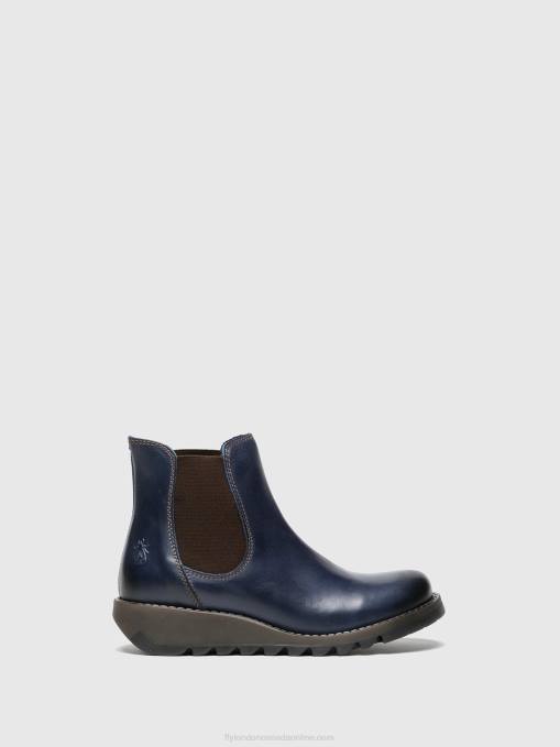 Chelsea Ankle Boots Fly London Women SALV BLUE 0JLR278