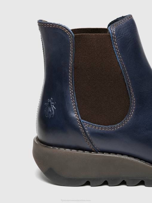 Chelsea Ankle Boots Fly London Women SALV BLUE 0JLR278