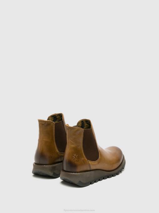 Chelsea Ankle Boots Fly London Women SALV CAMEL 0JLR273