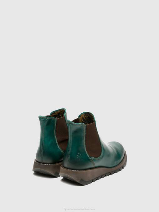 Chelsea Ankle Boots Fly London Women SALV PETROL 0JLR277