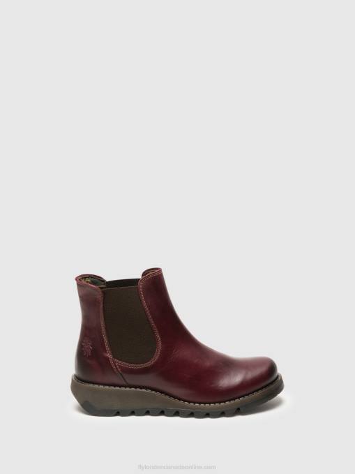 Chelsea Ankle Boots Fly London Women SALV PURPLE 0JLR274
