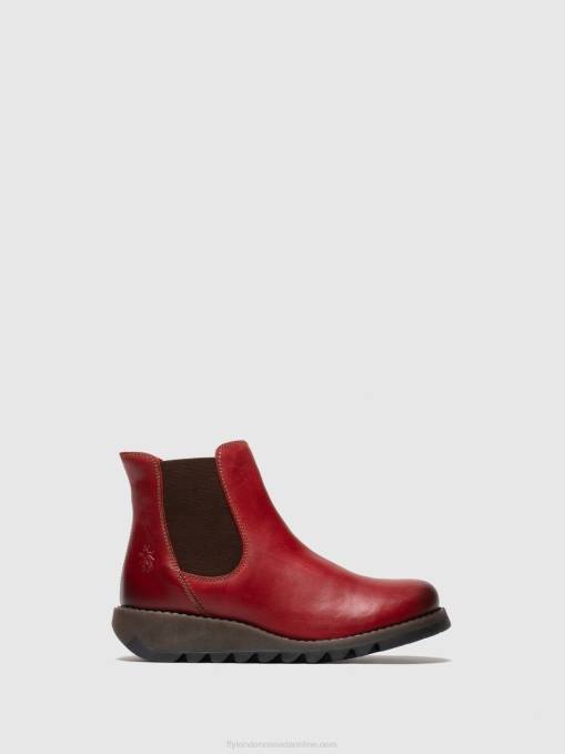 Chelsea Ankle Boots Fly London Women SALV RED 0JLR275