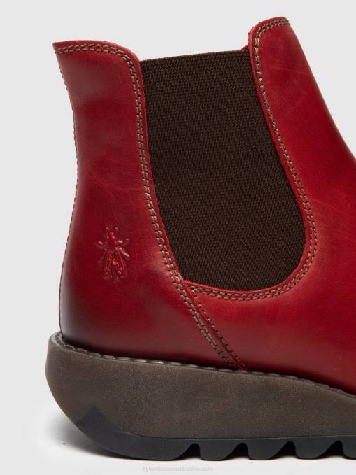 Chelsea Ankle Boots Fly London Women SALV RED 0JLR275