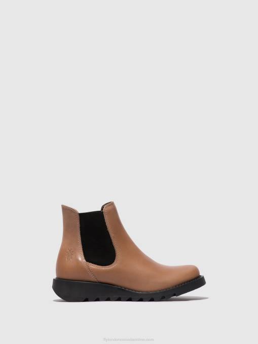 Chelsea Ankle Boots Fly London Women SALV ROSE (BLACK ELASTIC) 0JLR117