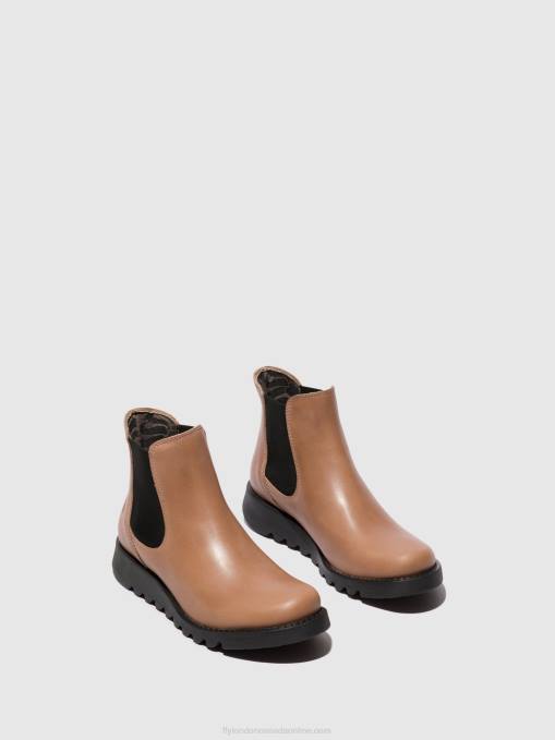 Chelsea Ankle Boots Fly London Women SALV ROSE (BLACK ELASTIC) 0JLR117