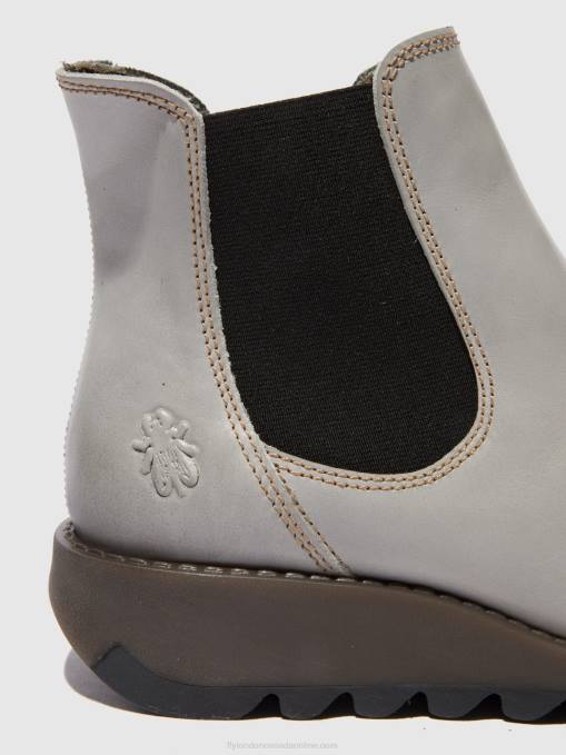 Chelsea Ankle Boots Fly London Women SALV RUG CLOUD 0JLR216