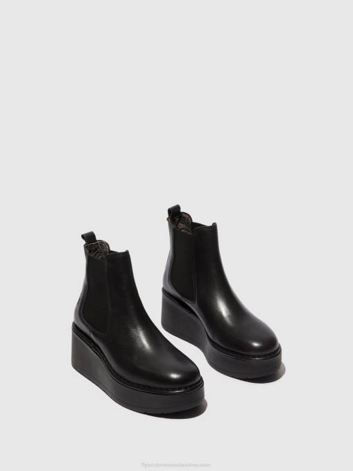 Chelsea Ankle Boots HAMA238 Fly London Women BLACK 0JLR138
