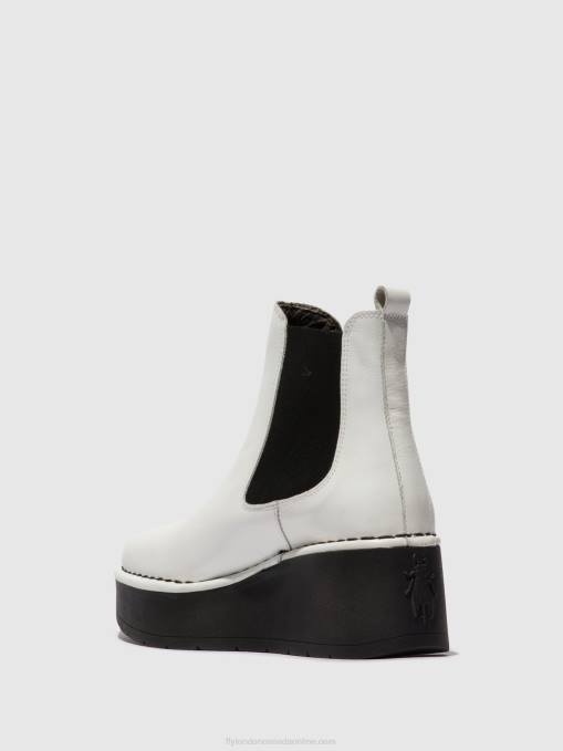 Chelsea Ankle Boots HAMA238 Fly London Women WHITE 0JLR140