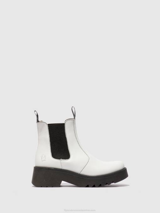 Chelsea Ankle Boots MEDI789 Fly London Women RUG OFFWHITE 0JLR222
