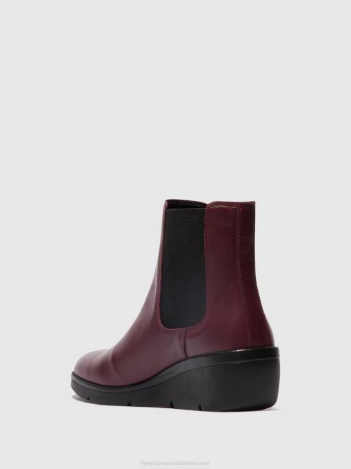 Chelsea Ankle Boots NOLA549 Fly London Women BORDEAUX 0JLR131