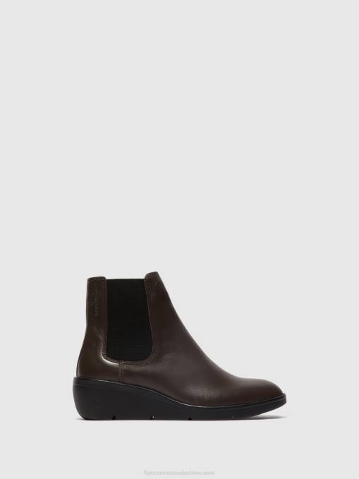 Chelsea Ankle Boots NOLA549 Fly London Women BROWN 0JLR132