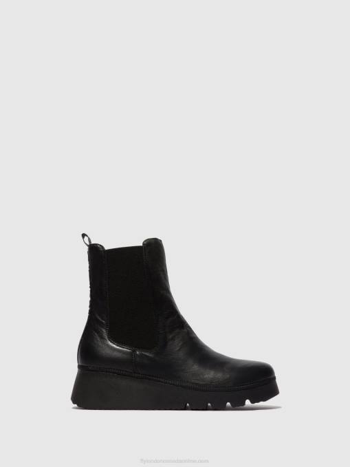 Chelsea Ankle Boots PATY405 Fly London Women BLACK 0JLR9