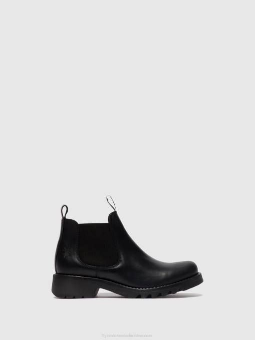 Chelsea Ankle Boots RIKA894 Fly London Women BLACK (ALL BLACK) 0JLR124
