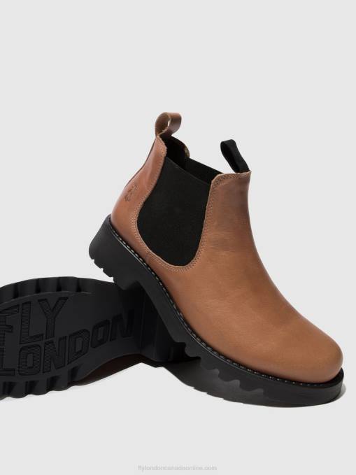 Chelsea Ankle Boots RIKA894 Fly London Women ROSE (BLACK SOLE) 0JLR121