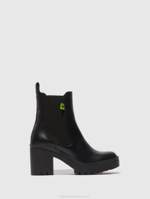 Chelsea Ankle Boots TAJE883 Fly London Women TUNDER BLACK 0JLR164
