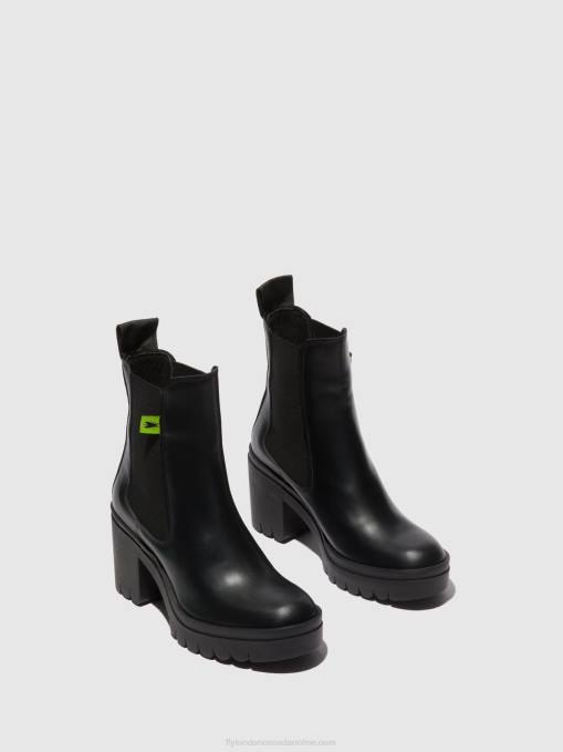 Chelsea Ankle Boots TAJE883 Fly London Women TUNDER BLACK 0JLR164