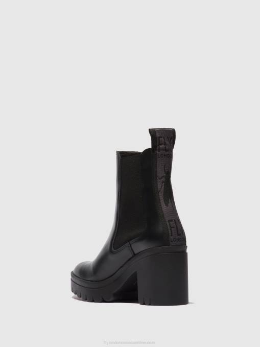Chelsea Ankle Boots TAJE883 Fly London Women TUNDER BLACK 0JLR164