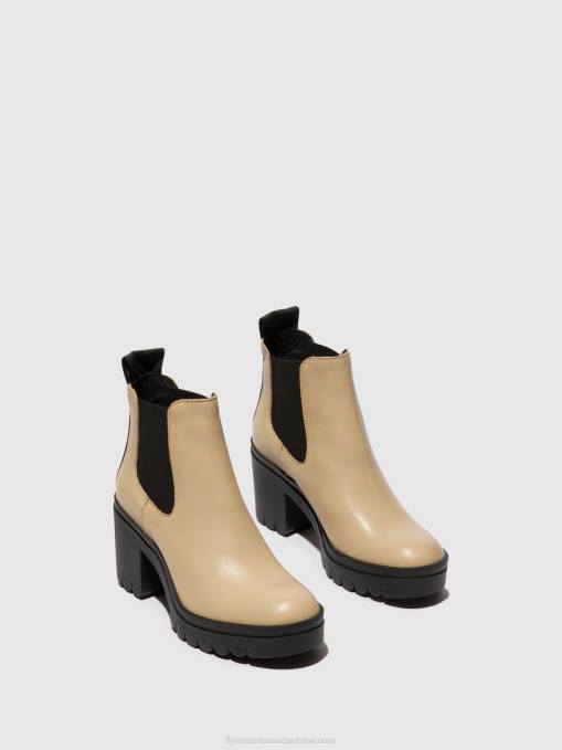 Chelsea Ankle Boots TOPE520 Fly London Women BEIGE 0JLR119