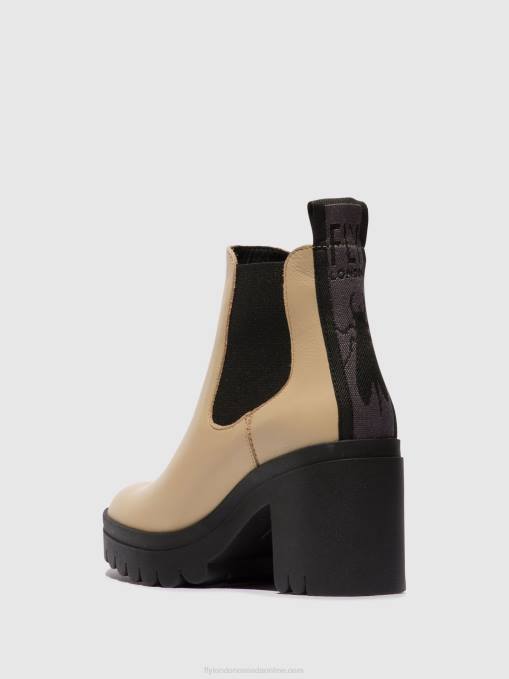 Chelsea Ankle Boots TOPE520 Fly London Women BEIGE 0JLR119