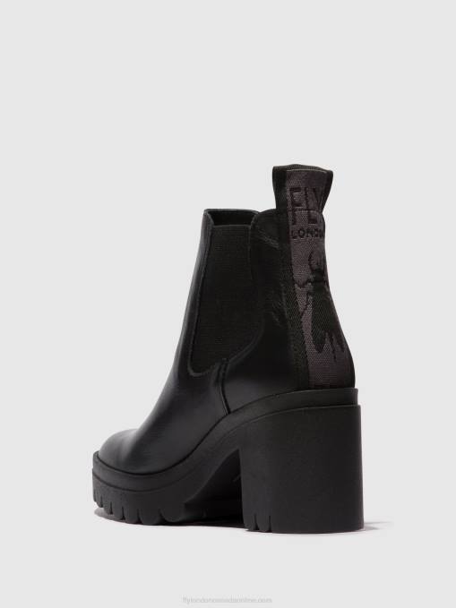 Chelsea Ankle Boots TOPE520 Fly London Women BLACK 0JLR120