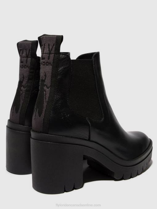 Chelsea Ankle Boots TOPE520 Fly London Women BLACK 0JLR120