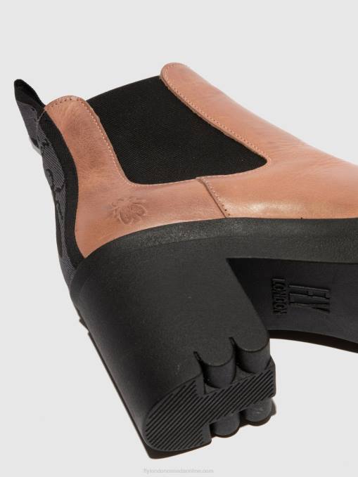 Chelsea Ankle Boots TOPE520 Fly London Women RUG ROSE 0JLR213