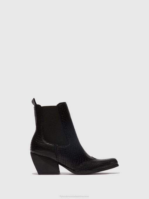 Chelsea Ankle Boots TORM911 Fly London Women BLACK 0JLR122