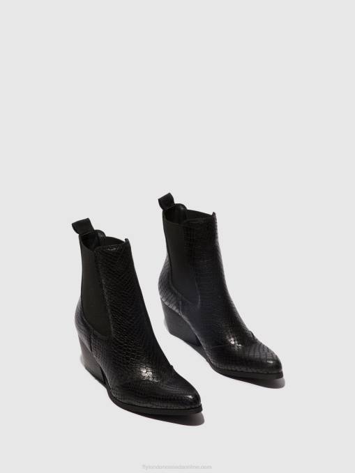 Chelsea Ankle Boots TORM911 Fly London Women BLACK 0JLR122
